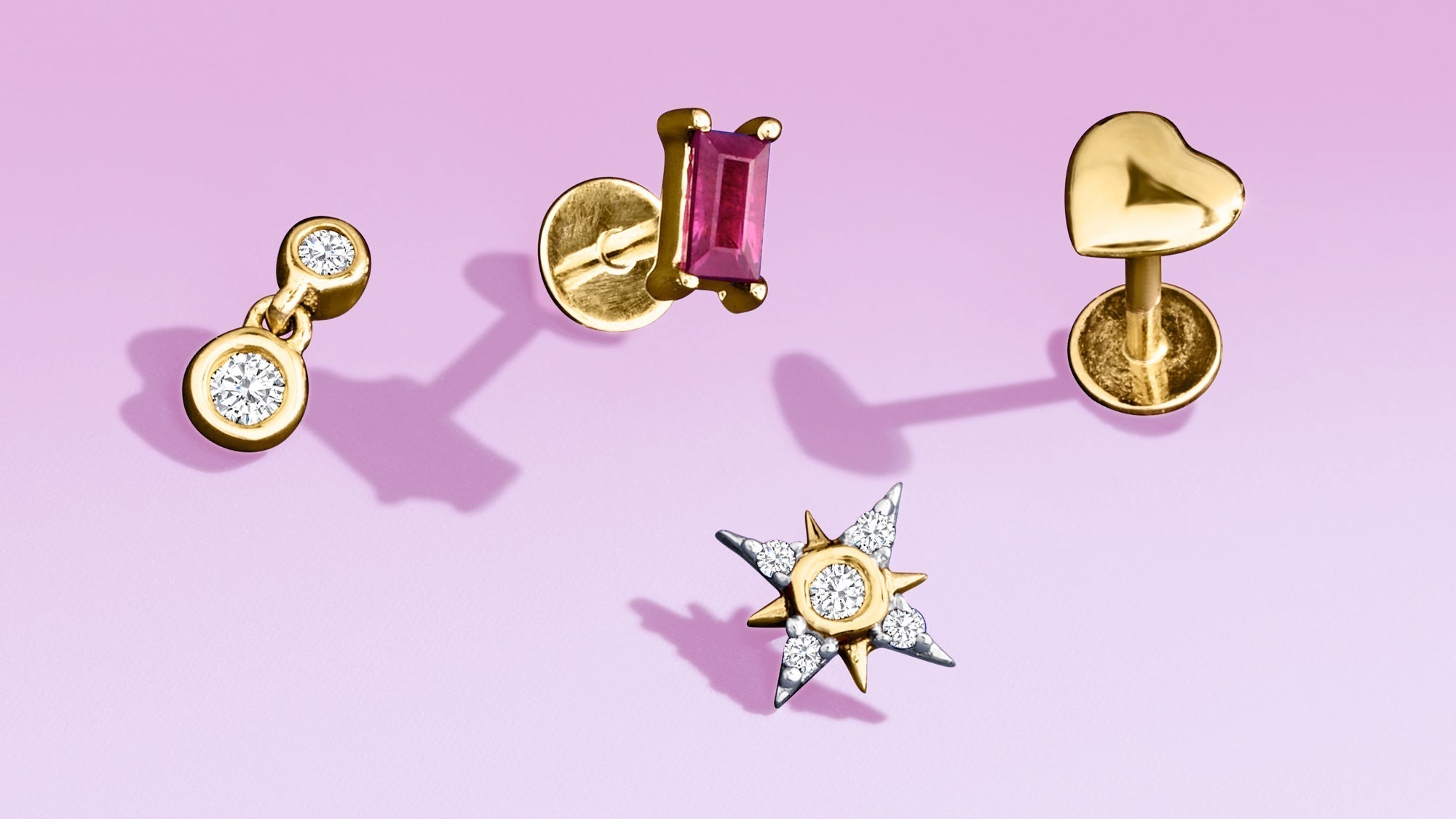 Flat-Back Earrings
