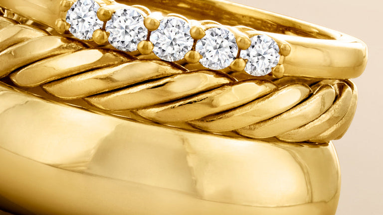 Gold Rings: Sophistication by the Stack