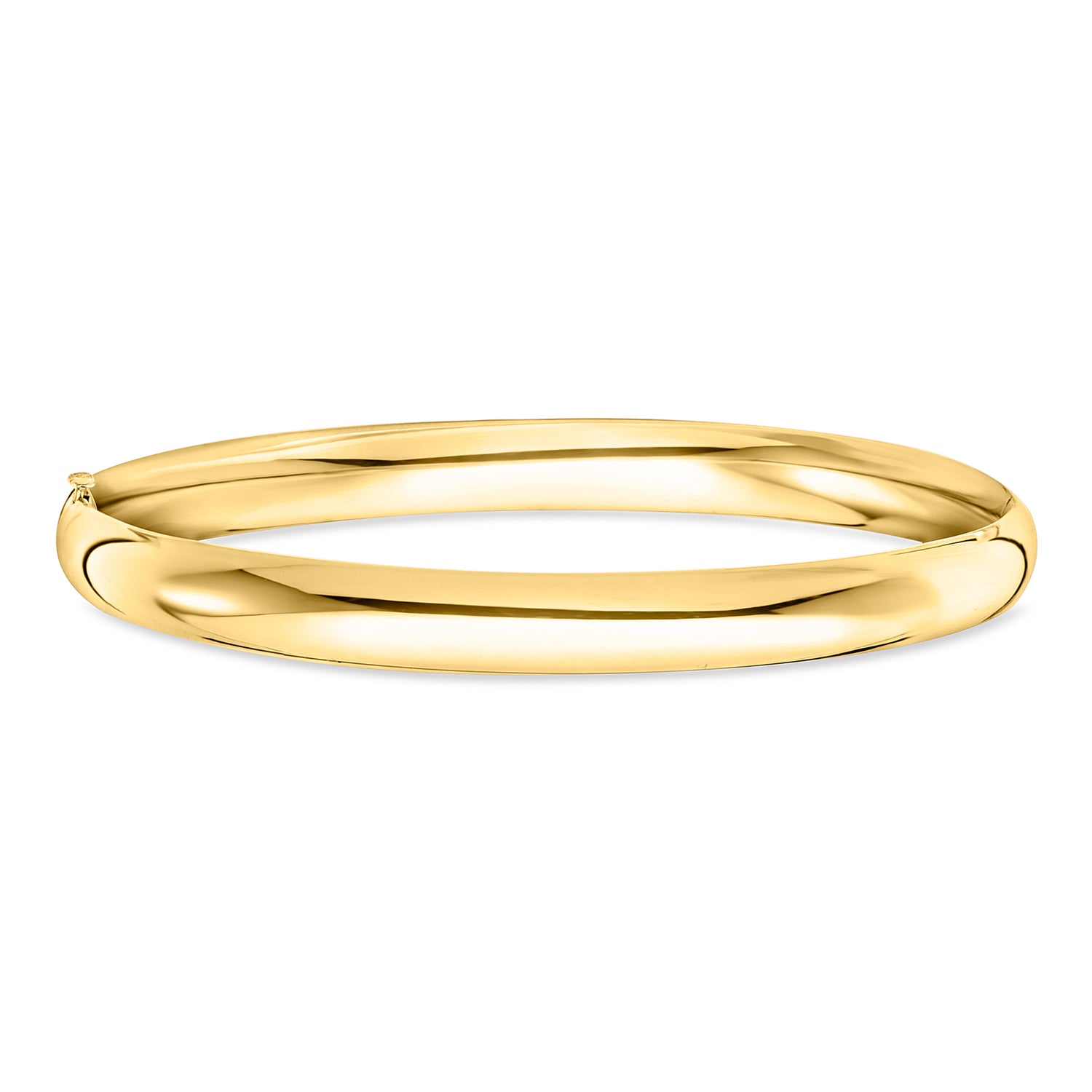 14kt Yellow Gold Polished Bangle Bracelet