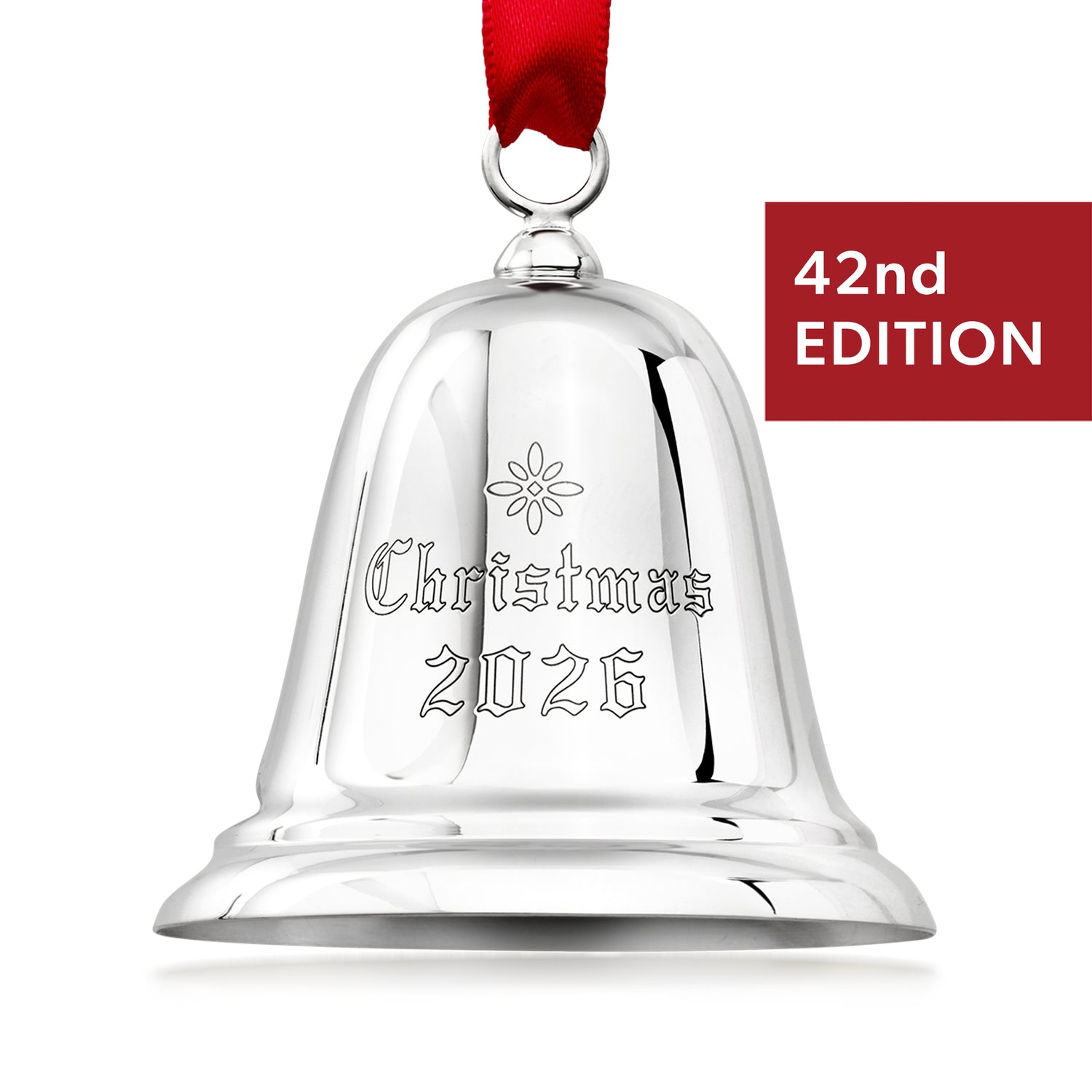 Reed And Barton Reed & Barton 2026 Annual Sterling Silver Christmas Bell Ornament - 42nd Edition