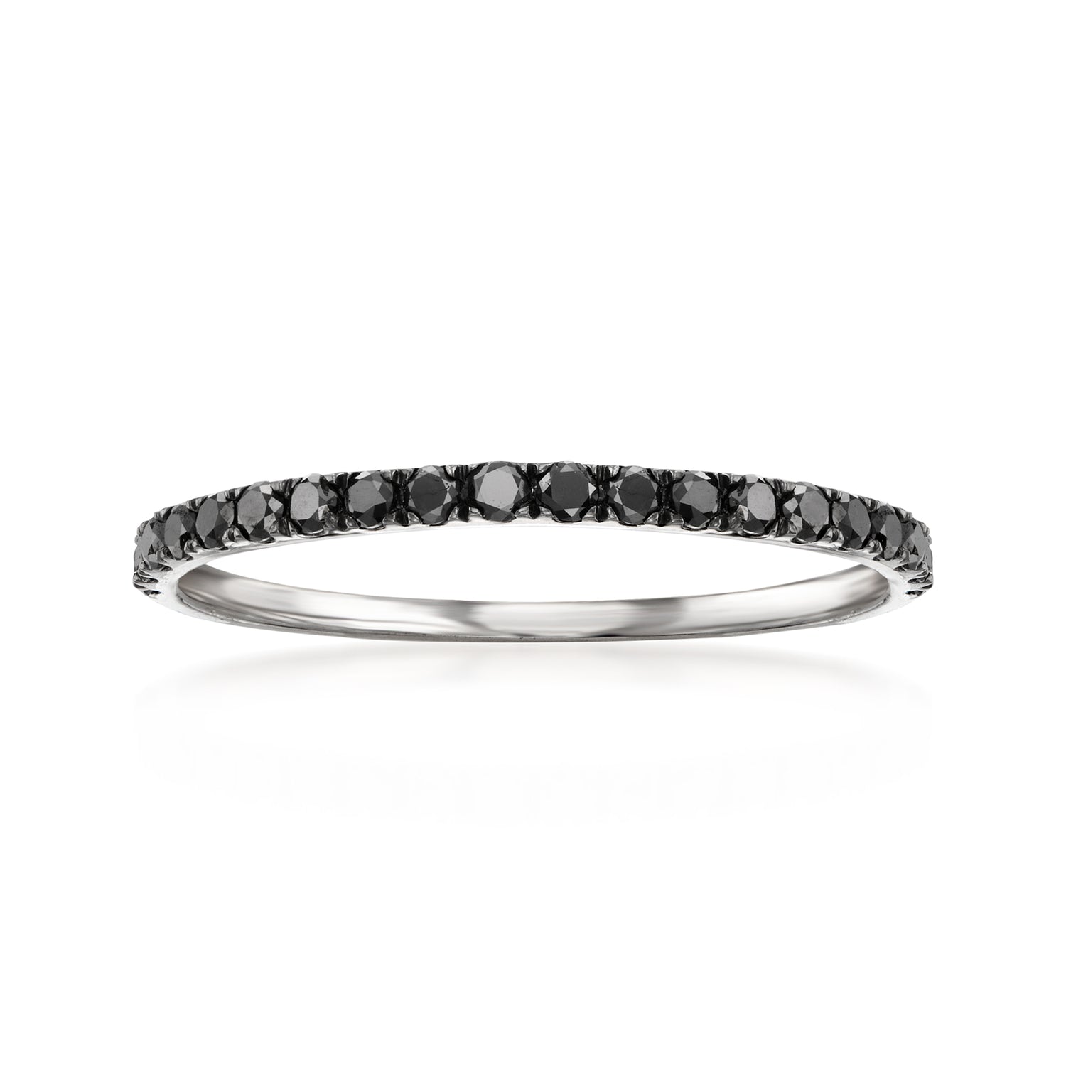 .33 ct. t.w. Black Diamond Ring in Sterling Silver
