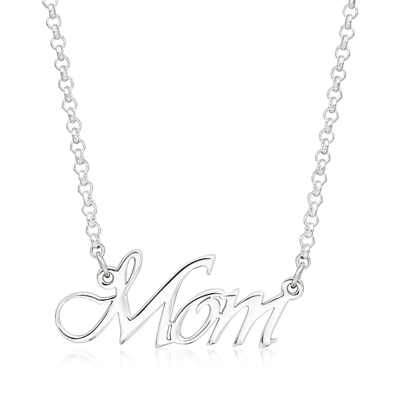 Sterling silver script 