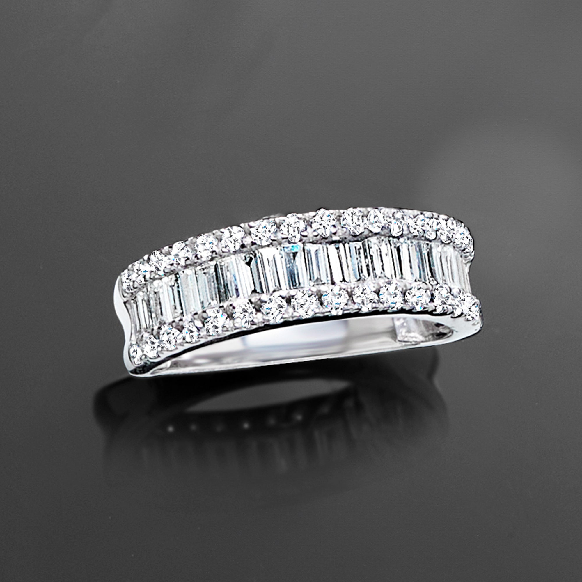 1.00 ct. t.w. Lab-Grown Diamond Ring in Sterling Silver