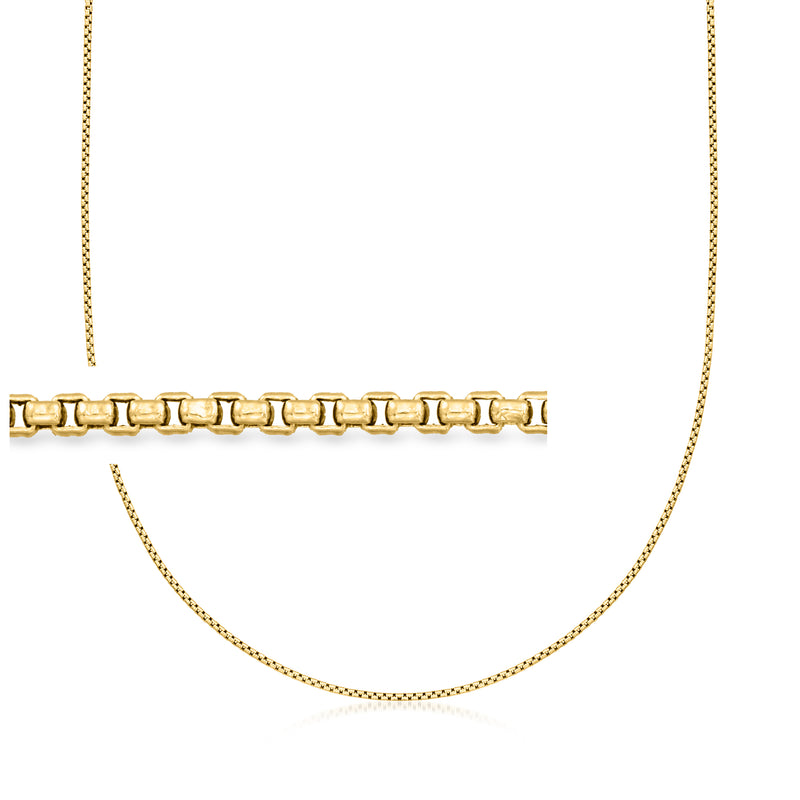 Vintage 18kt yellow gold David Yurman box-chain necklace with rectangular links