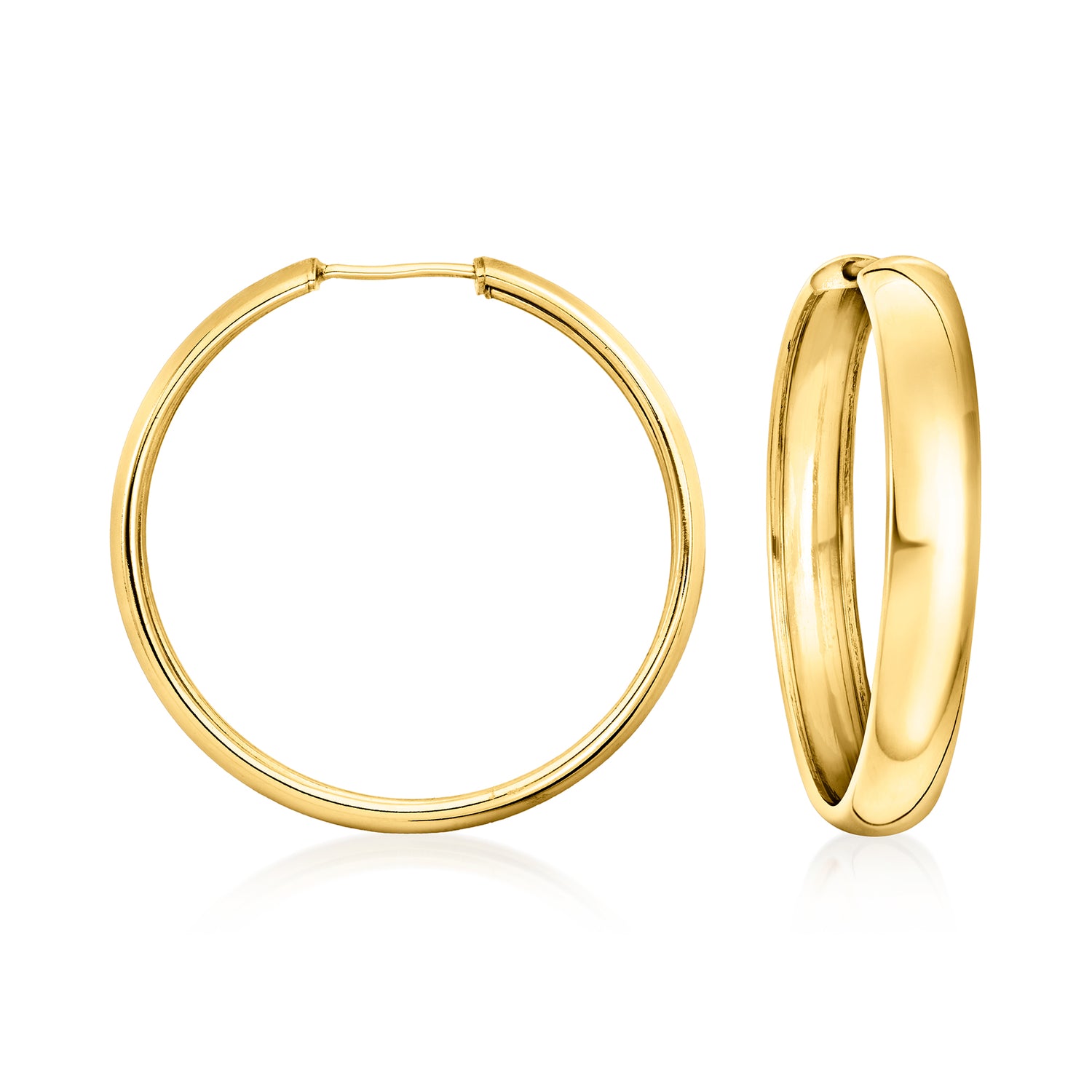 18kt Gold Over Sterling Endless Hoop Earrings