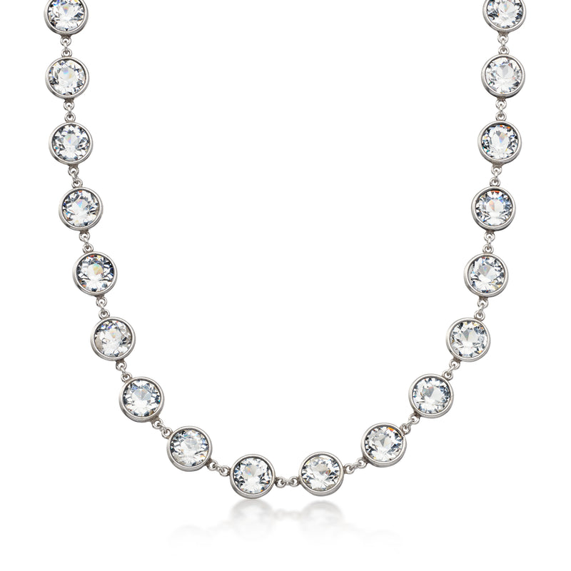 C. 1980 Vintage 145.00 ct. t.w. Simulated Aquamarine Necklace. 48"