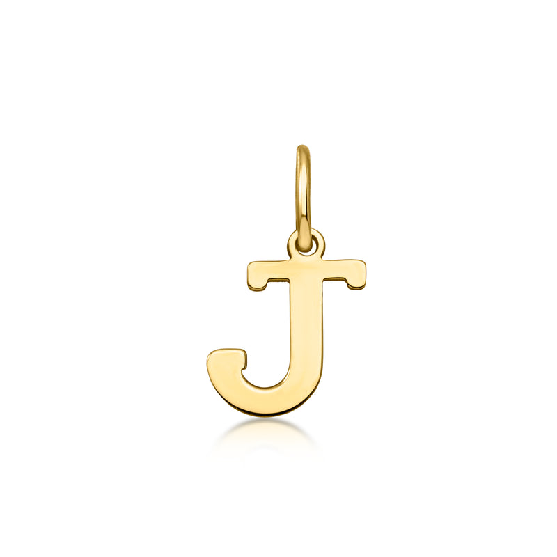 Italian 10kt Yellow Gold Initial Charm