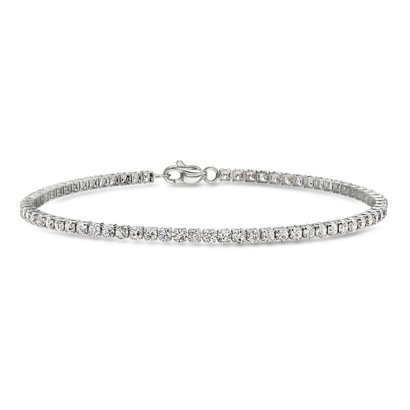 3.00 ct. t.w. Lab-Grown Diamond Tennis Bracelet in 14kt White Gold