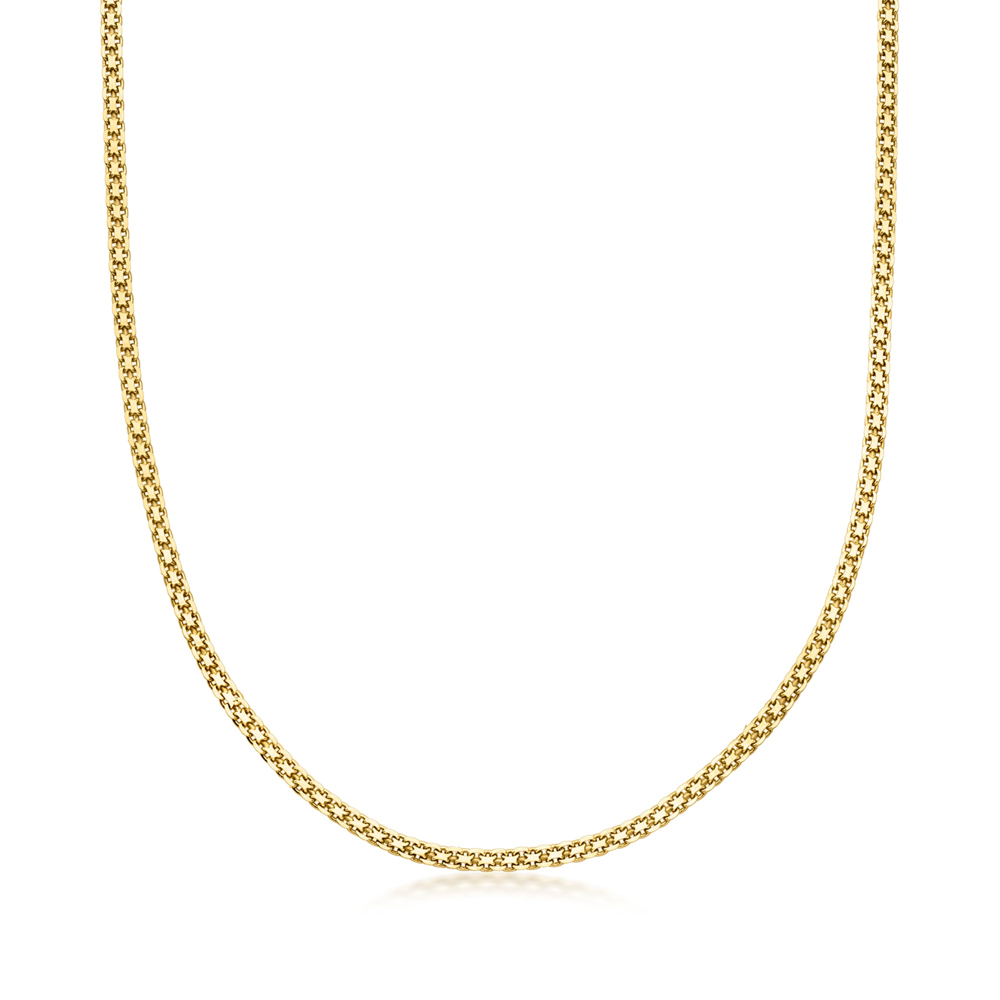 18kt Yellow Gold Chain Necklaces | Real Gold Real Value