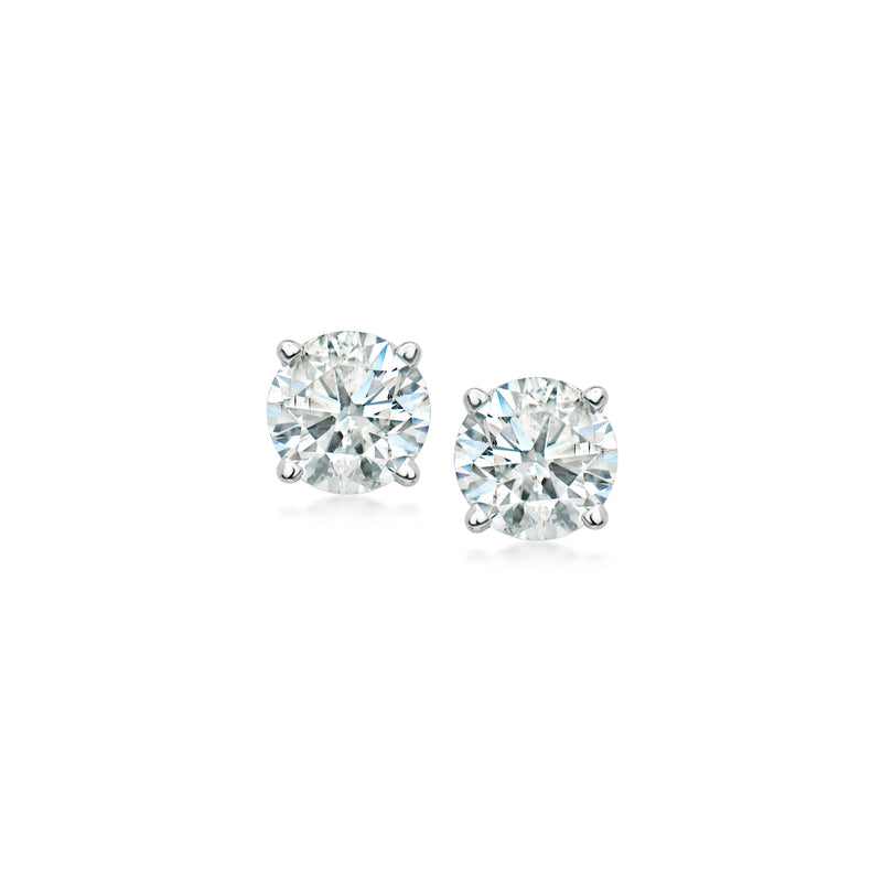 C. 2000 Vintage 1.00 ct. t.w. Diamond Stud Earrings in 14kt White Gold