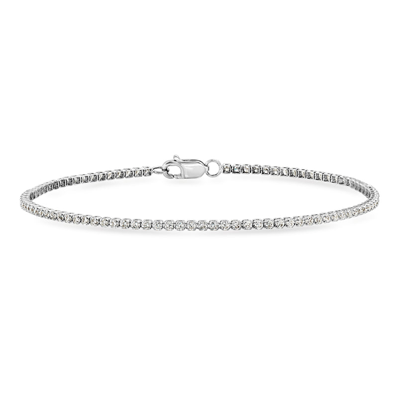 1.00 ct. t.w. Lab-Grown Diamond Tennis Bracelet in 14kt White Gold