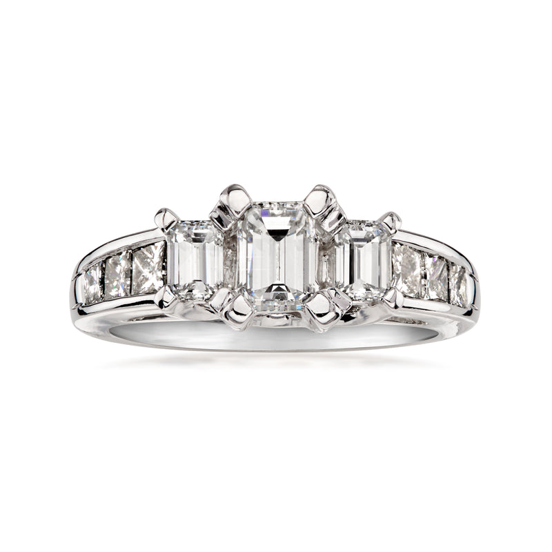 C. 2000 Vintage 1.80 ct. t.w. Diamond Ring in 18kt White Gold. Size 7