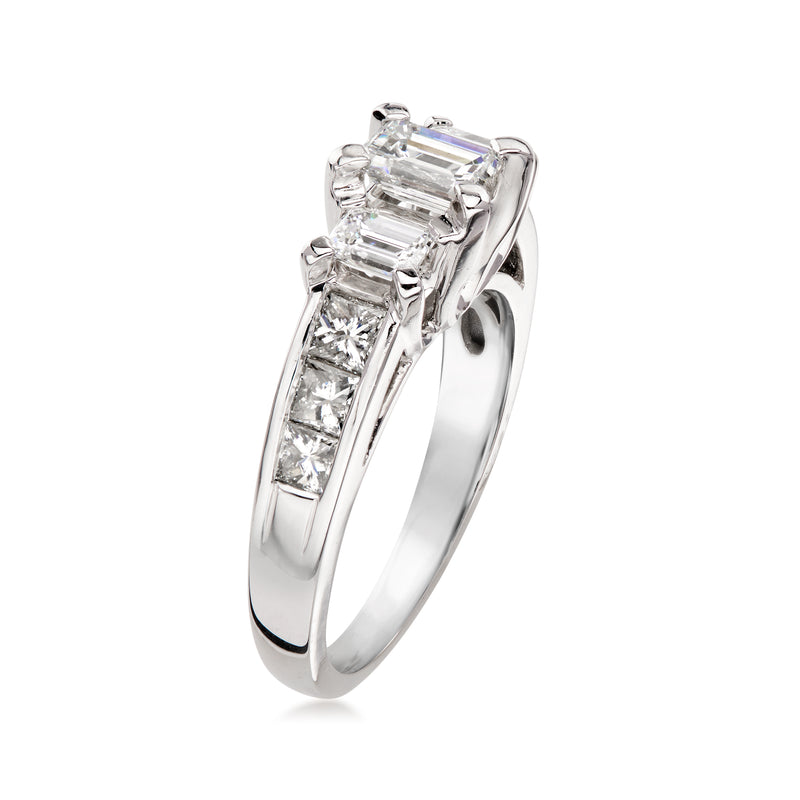 C. 2000 Vintage 1.80 ct. t.w. Diamond Ring in 18kt White Gold. Size 7