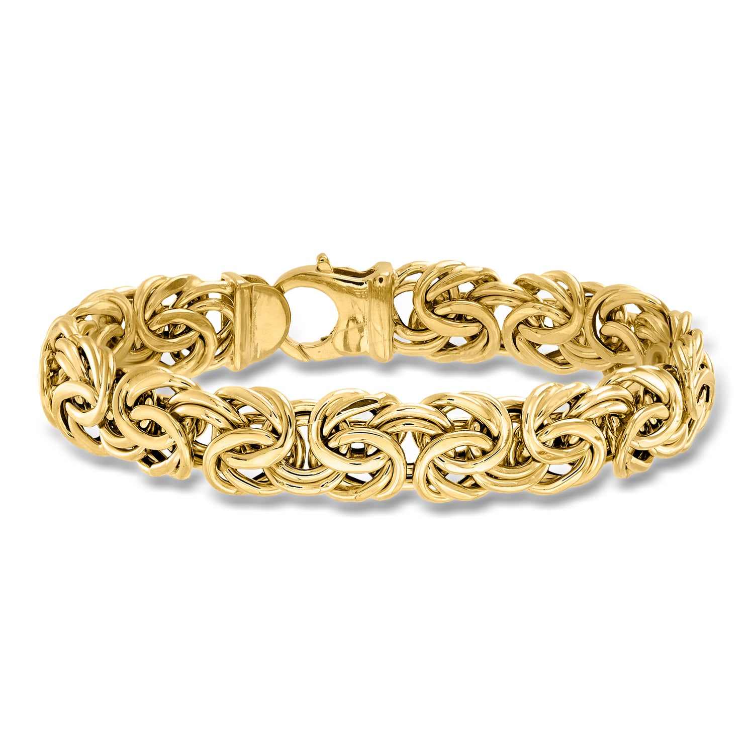 14kt Yellow Gold Byzantine Bracelet