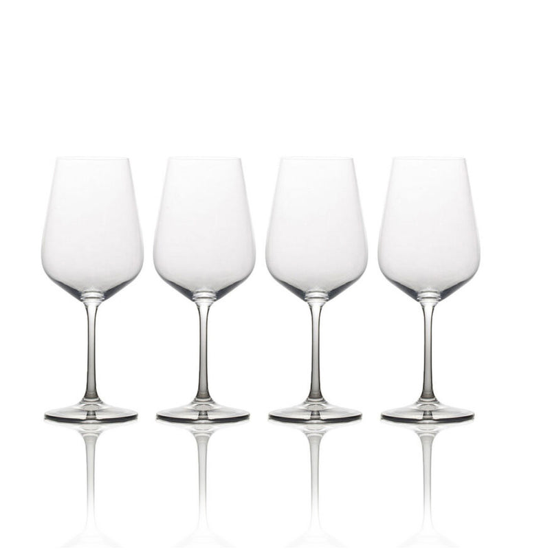 Mikasa Gianna set of four smoke ombre wine glasses, stemmed goblets