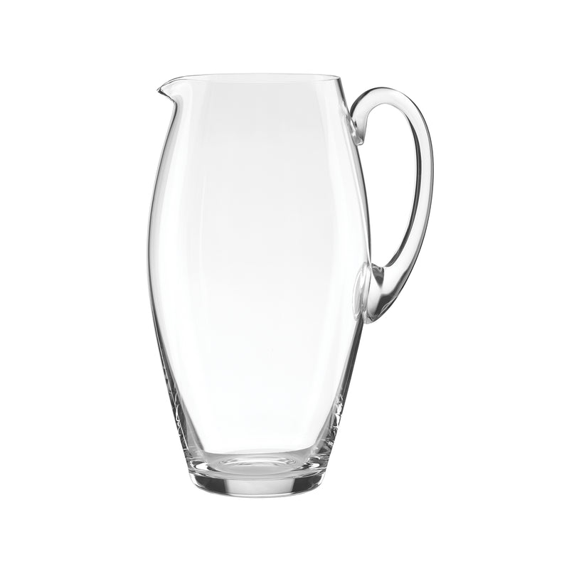 Lenox Tuscany Classics contemporary glass pitcher with curved handle