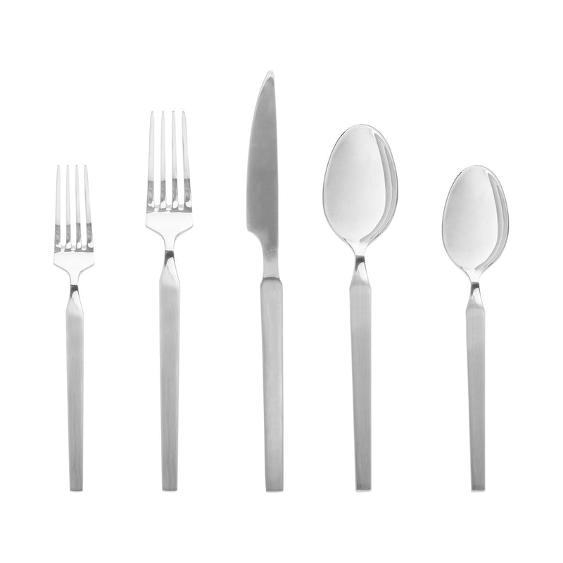 Godinger Ciara 20-pc satin stainless flatware set for 4, assorted forks and spoons