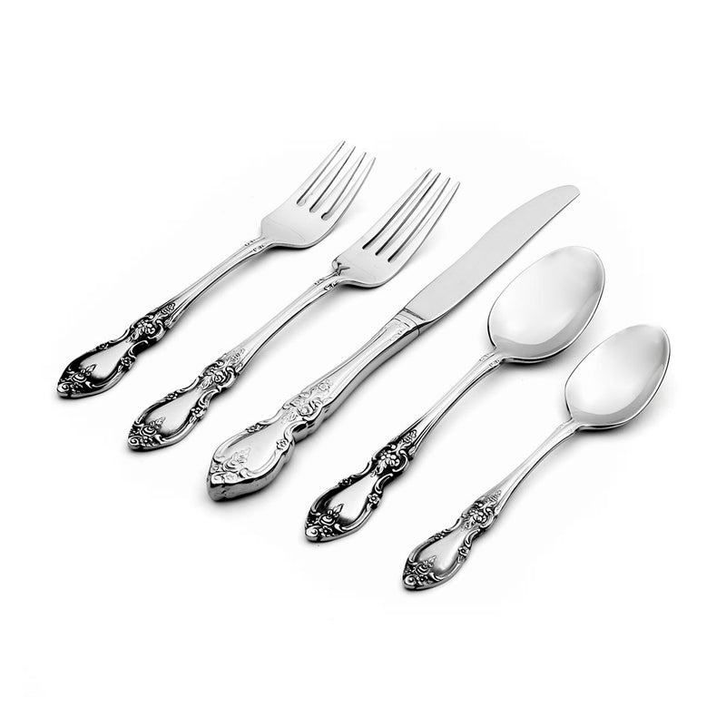 Oneida Louisiana 20-pc 18/8 stainless flatware set for four, mixed utensils