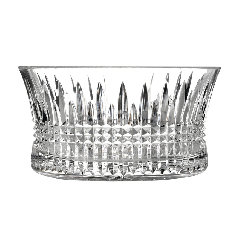 Waterford Crystal Lismore Diamond cut crystal bowl, clear faceted diamond pattern