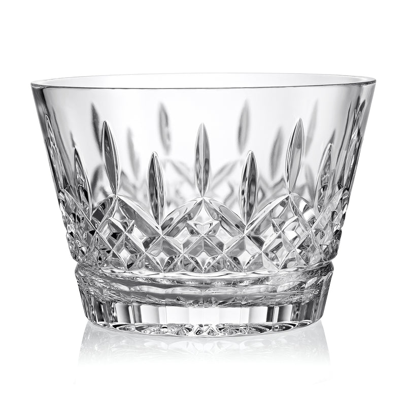 Waterford Crystal Lismore cut glass bowl with diamond facets and clear finish
