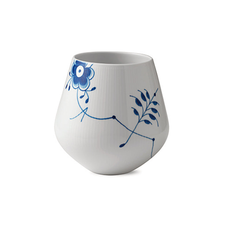 Large porcelain vase with Royal Copenhagen Blue Fluted Mega floral vine pattern