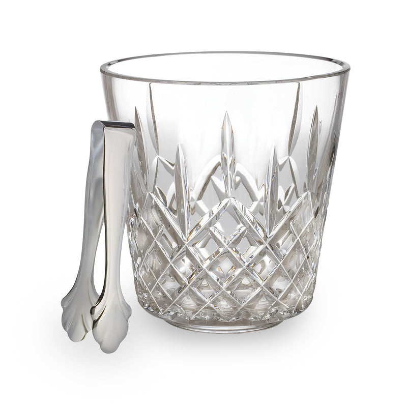 Waterford Crystal Lismore ice bucket in clear cut-crystal with diamond pattern