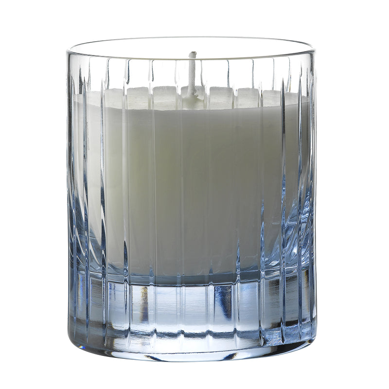 Waterford Crystal Short Stories Olann scented candle in clear cut-glass tumbler