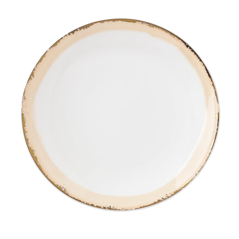 Lenox Fall Radiance round platter with gold-trimmed rim