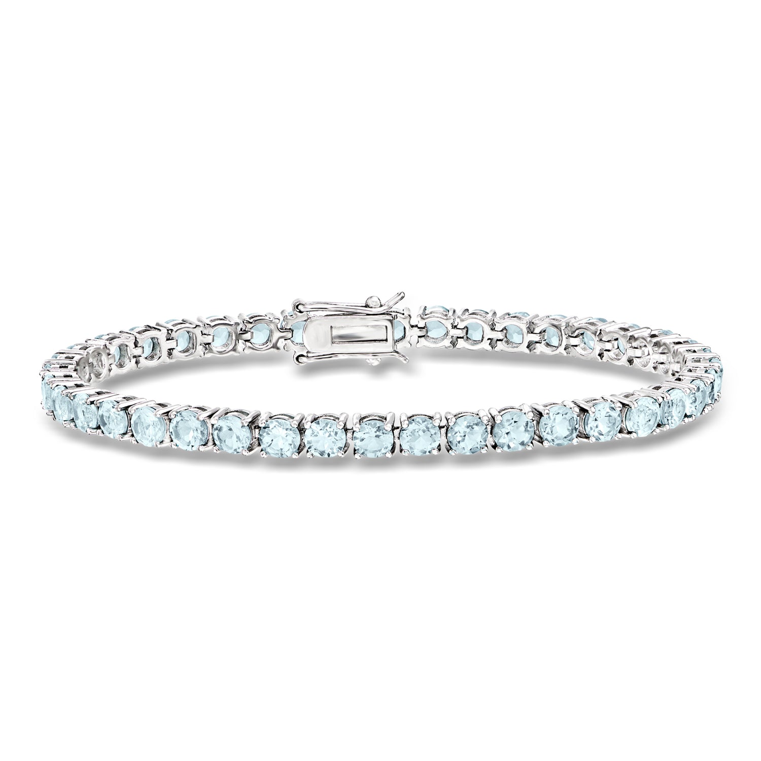 9.00 ct. t.w. Sky Blue Topaz Tennis Bracelet in Sterling Silver