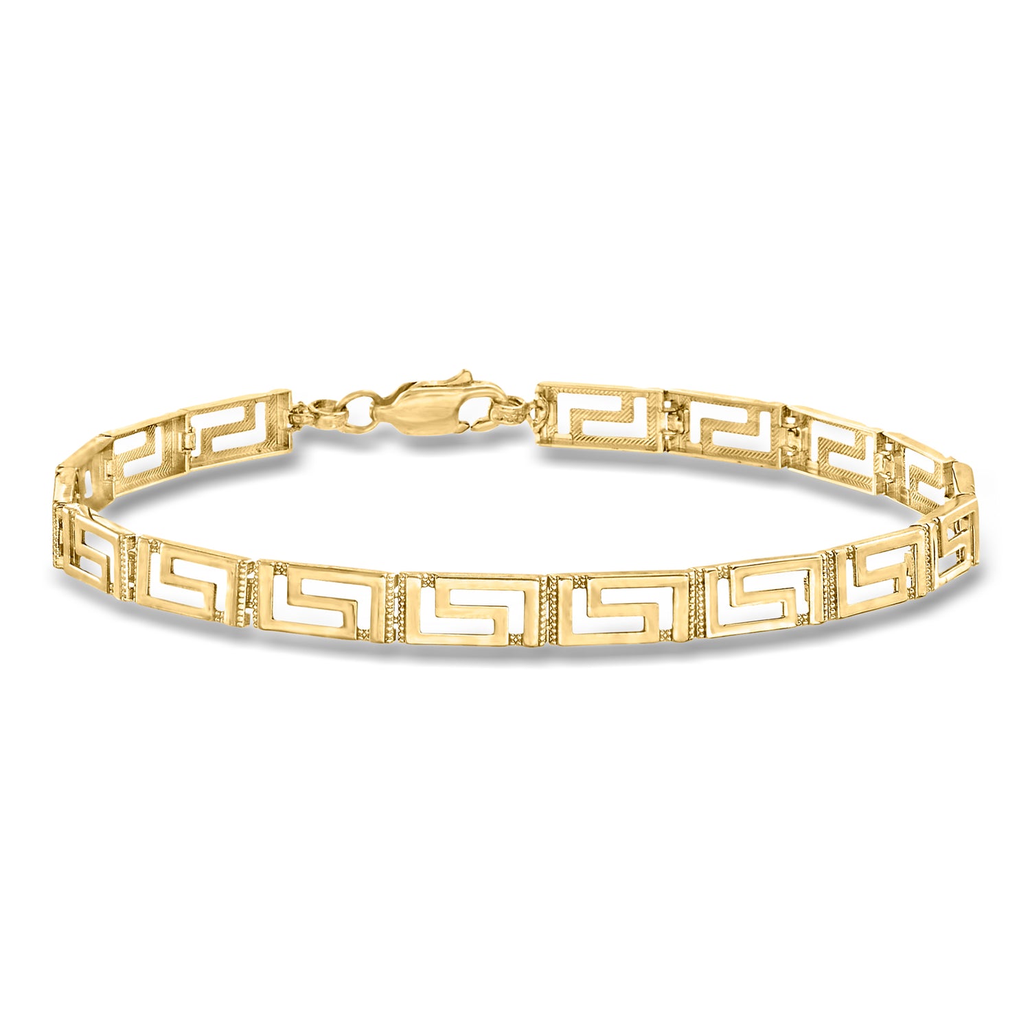 14kt Yellow Gold Greek Key Bracelet