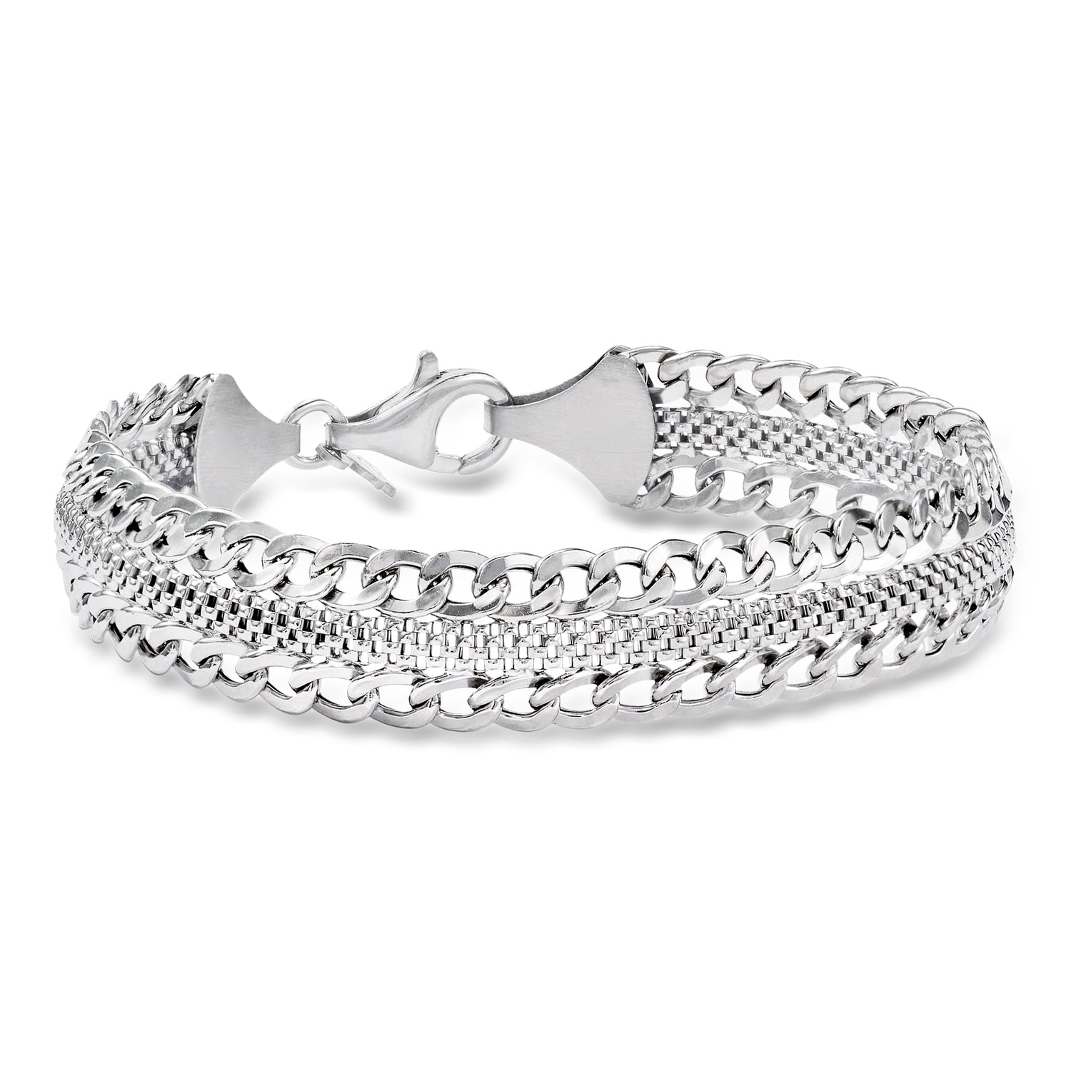 Italian Sterling Silver CurbLink Bracelet