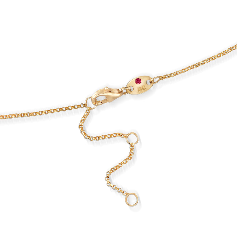 Roberto Coin "Princess" 18kt Two-Tone Gold Flower Necklace with Diamonds. 16"