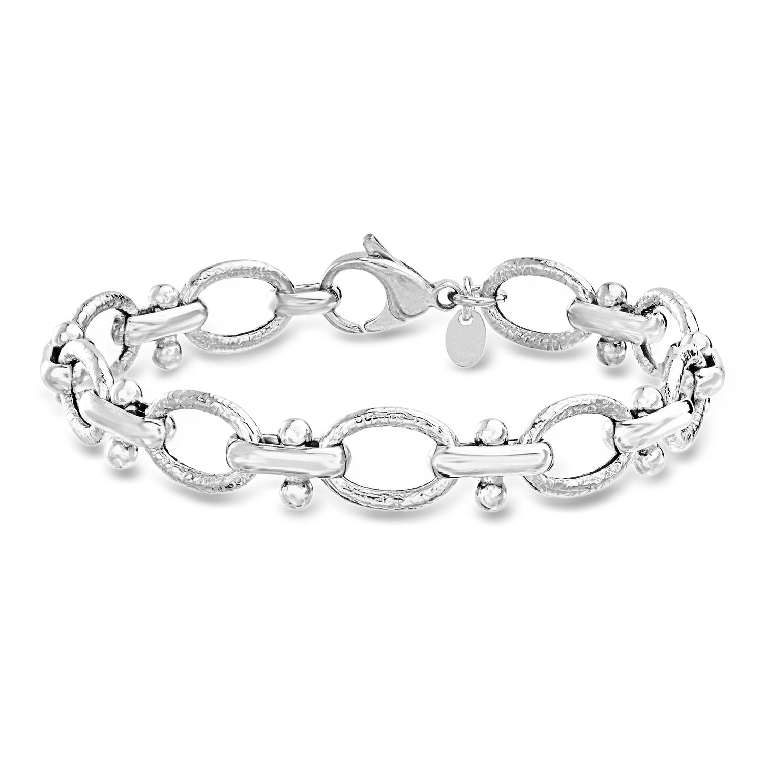Italian Sterling Silver Link Bracelet