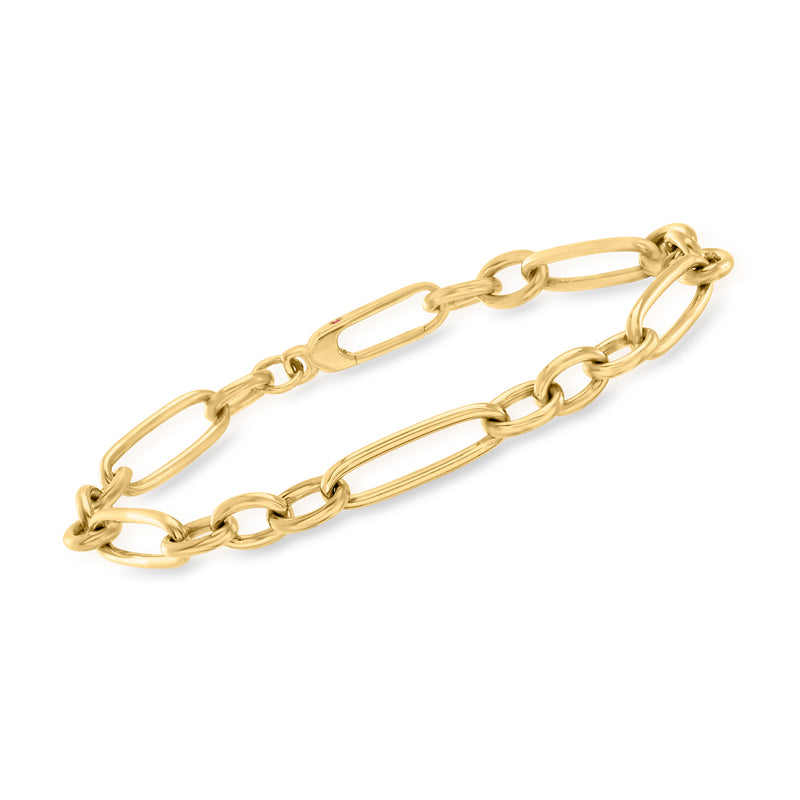 Roberto Coin 18kt yellow gold oval-link bracelet