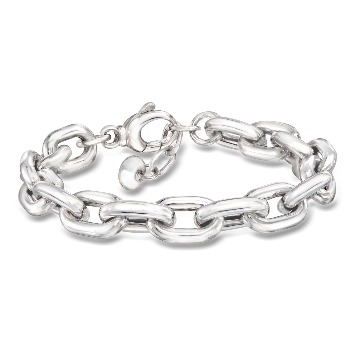 Italian Sterling Silver Chunky CableLink Bracelet