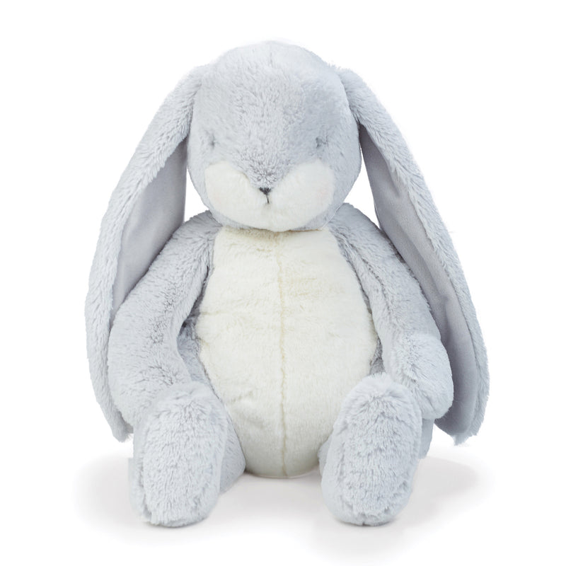 Bunnies by the Bay Big Nibble gray plush bunny with long floppy ears, stuffed body