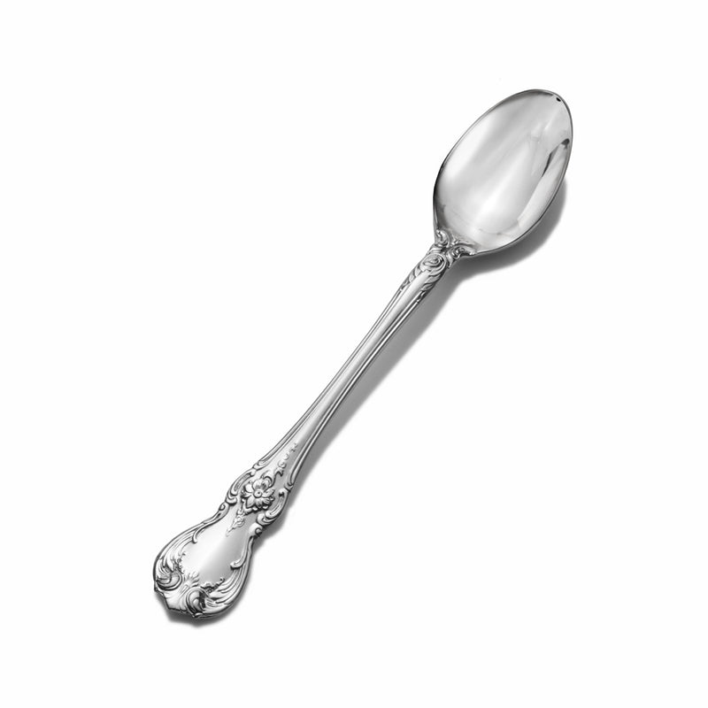 Towle Old Master sterling silver infant feeding spoon, ornate handle scrollwork