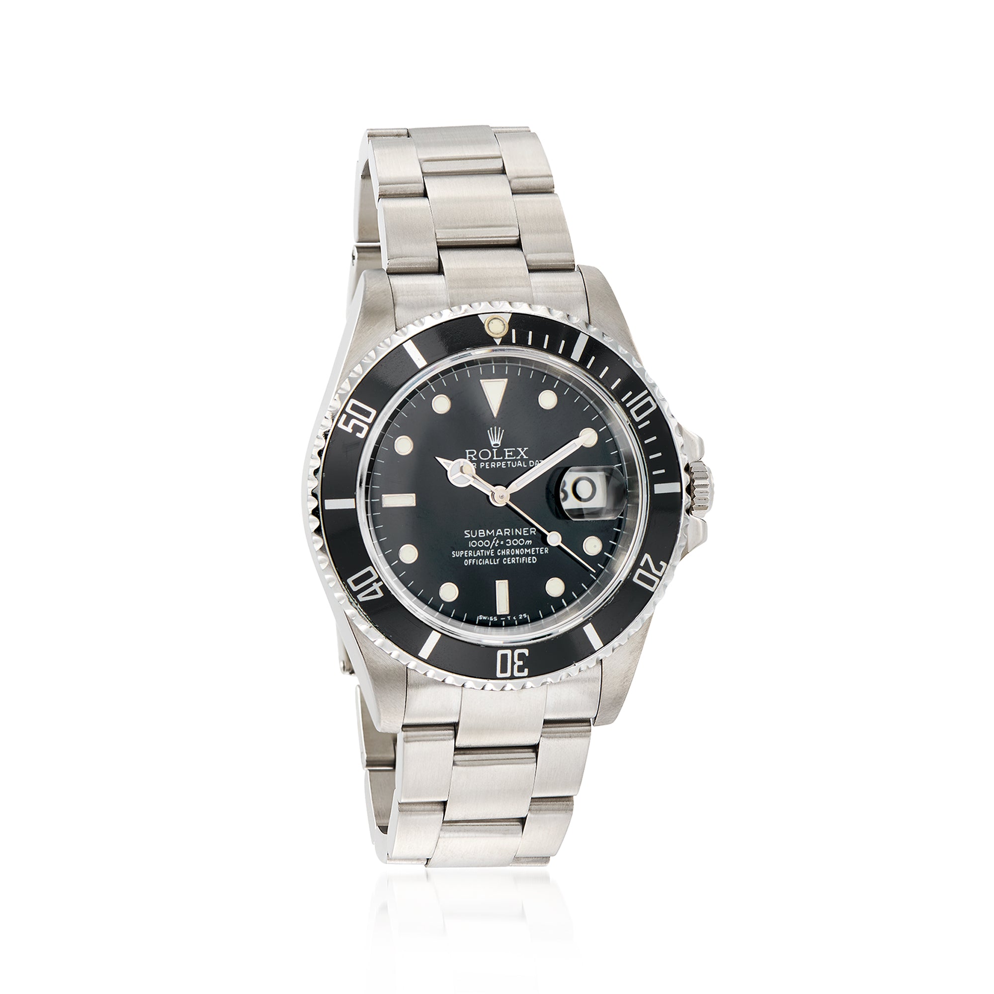 PreOwned Rolex Submariner Mens 40mm Automatic Watch in Stainless Steel