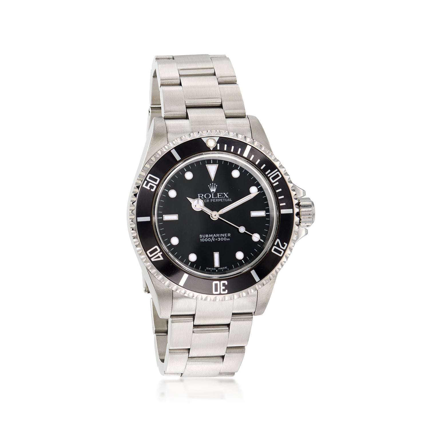 PreOwned Rolex Submariner Mens 40mm Automatic Stainless Steel Watch