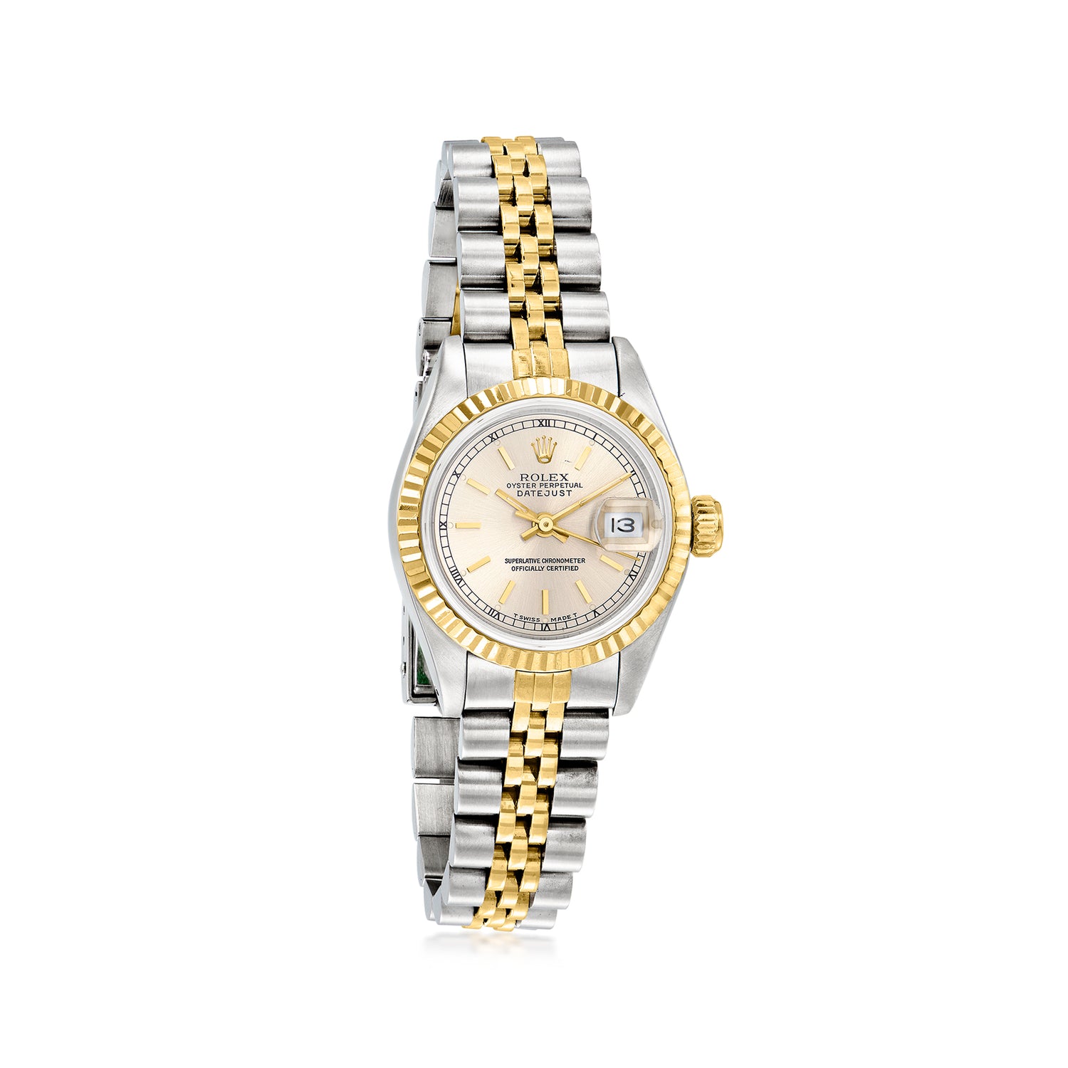PreOwned Rolex Datejust Womens 26mm Automatic Stainless Steel and 18kt Yellow Gold Watch