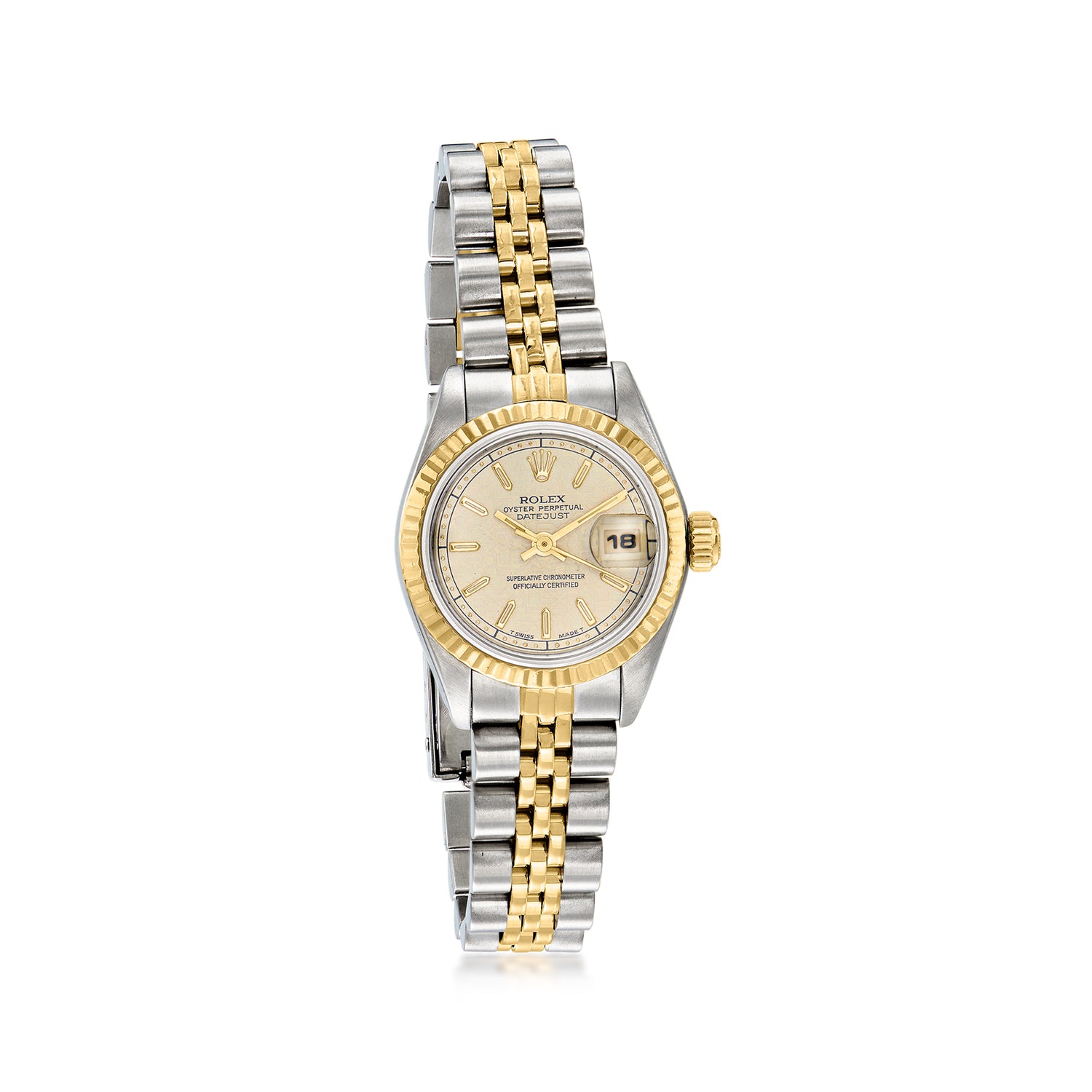Pre-Owned Rolex Datejust Women's 26mm Automatic Stainless Steel and 18kt Yellow Gold Watch