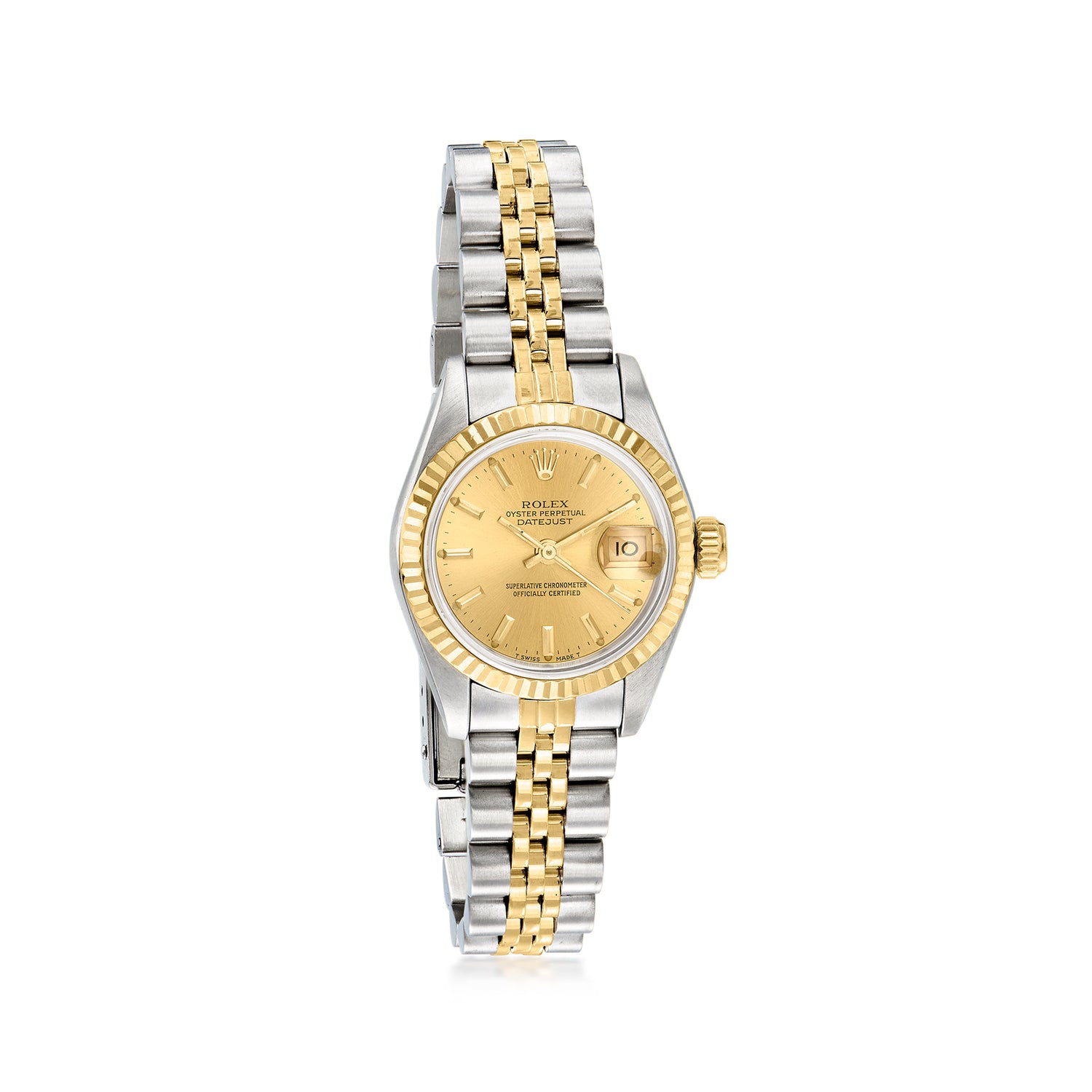 Pre-Owned Rolex Datejust Women's 26mm Automatic Stainless Steel and 18kt Yellow Gold Watch