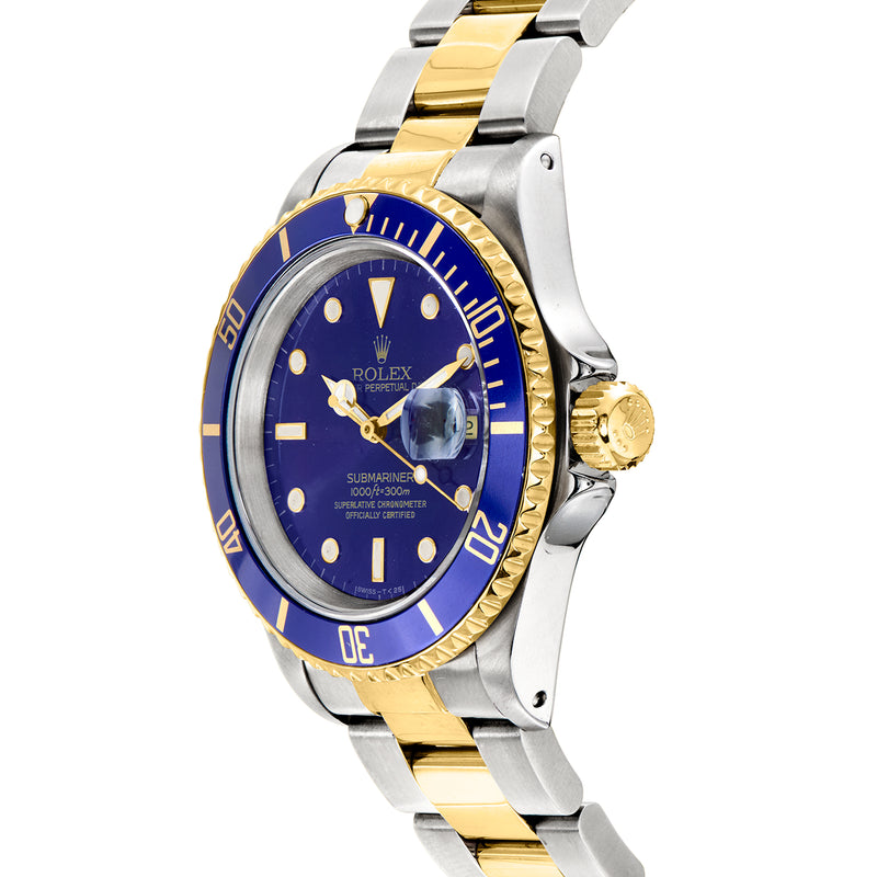 Pre-Owned Rolex Submariner Men's 40mm Automatic Stainless Steel and 18kt Yellow Gold Watch