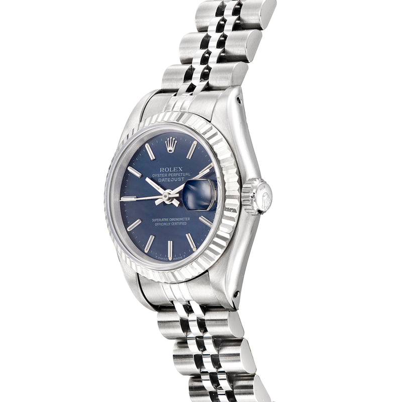 Pre-Owned Rolex Datejust Women's 26mm Automatic Stainless Steel and 18kt White Gold Watch
