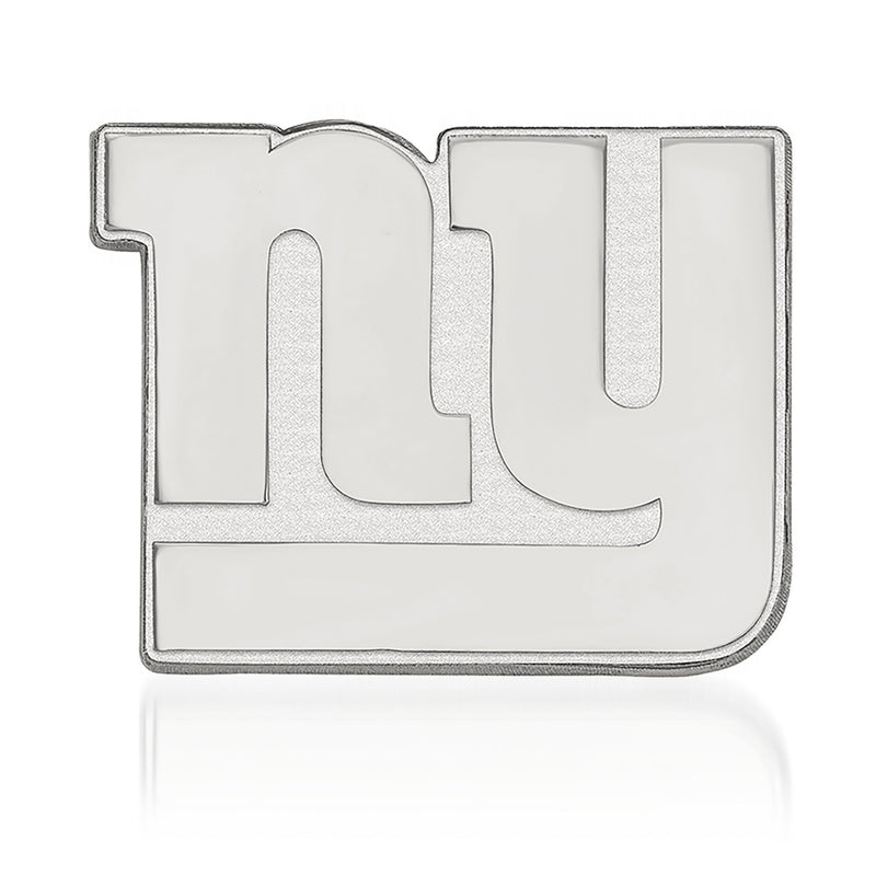14kt white gold New York Giants NY lapel pin