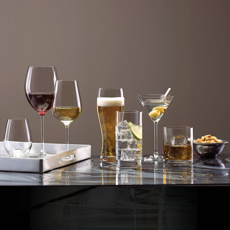 Lenox Tuscany Classics crystal barware set with stemmed and tumbler glasses