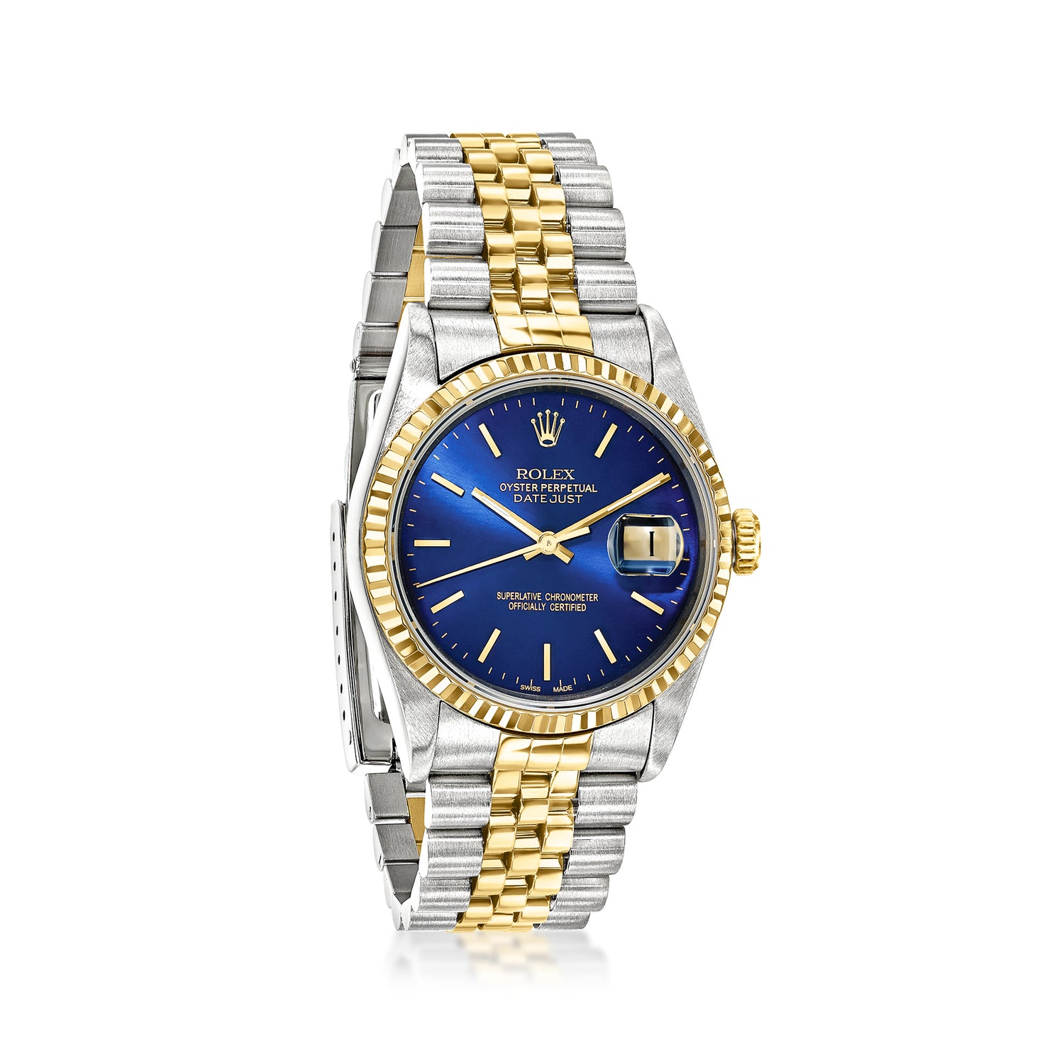 PreOwned Rolex Datejust Mens 36mm Automatic Stainless Steel and 18kt Yellow Gold Watch