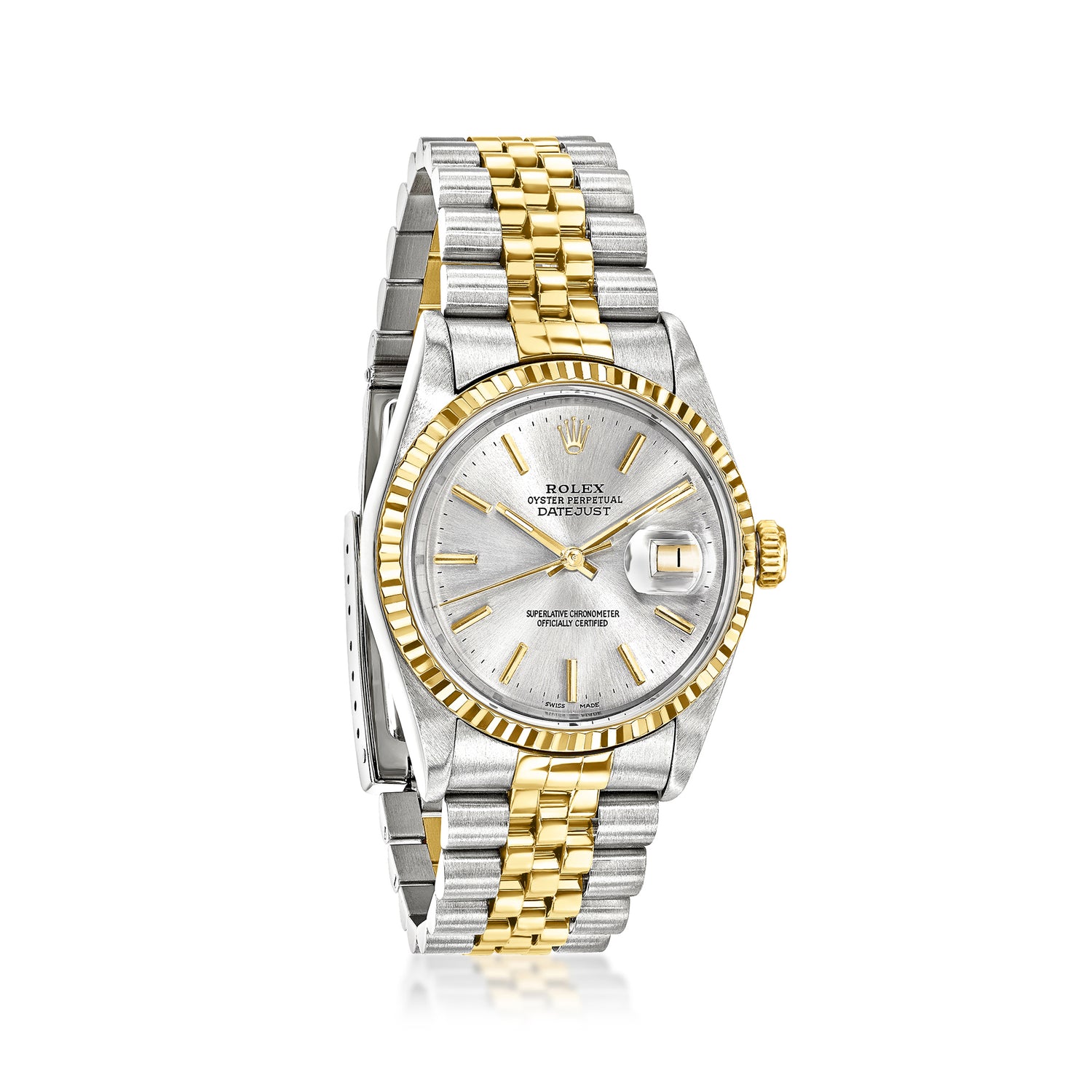 PreOwned Rolex Datejust 36mm Mens Automatic Stainless Steel and 18kt Yellow Gold Watch