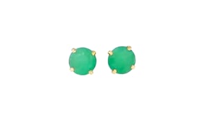 Child's .60 ct. t.w. Birthstone Stud Earrings in 14kt Yellow Gold