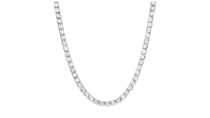 5.00 ct. t.w. Lab-Grown Diamond Tennis Necklace in Sterling Silver